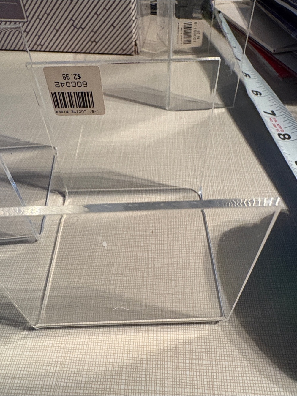 Lucky Brand Clear Acrylic Organizer - Transparent set of 4. - Picture 1 of 4